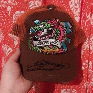 Brown Dragon Ed Hardy Hat